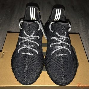 Adidas Yeezy 350 Boost V2 Black None Reflective